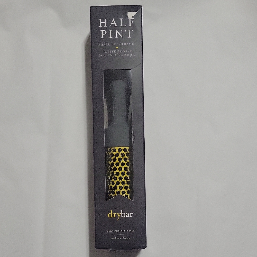 Drybar Half Pint Ceramic Brush with Yellow Handle
